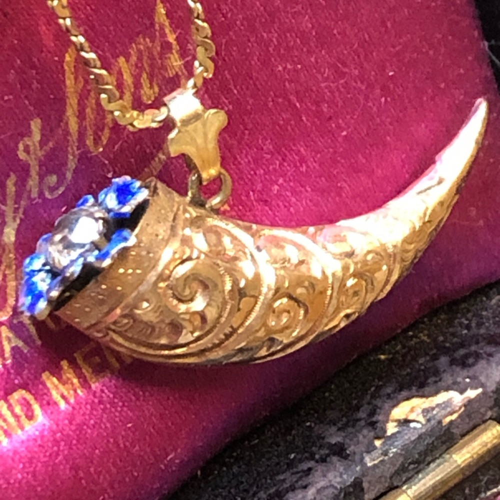 Georgian Victorian horn charm - Picture 3 of 15